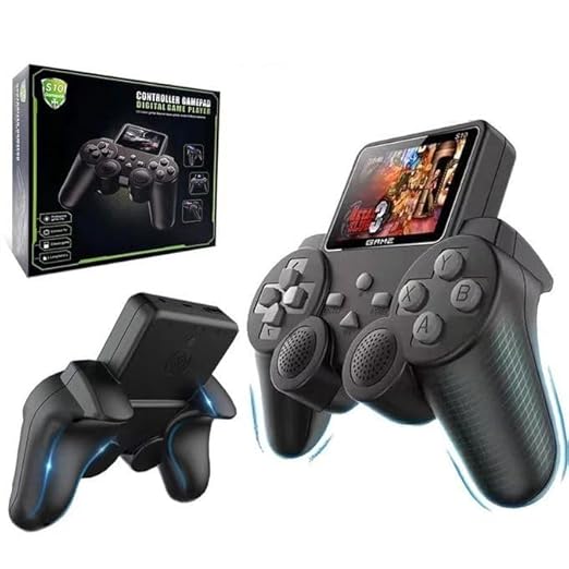 Toytonic Handheld Gaming Console for Kids & Adults | 666 Classic Built-In Games | Retro Video Game Player | Portable, Rechargeable, TV Output | Toy & Gift for Boys Girls Ages 6-14 | Mini Game Box